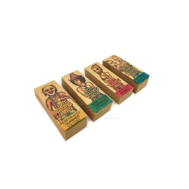 Filter Tips Lion Rolling Circus Natural 20x45mm 